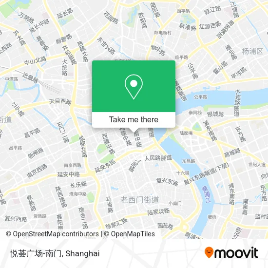 悦荟广场-南门 map