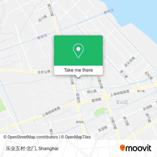 乐业五村-北门 map