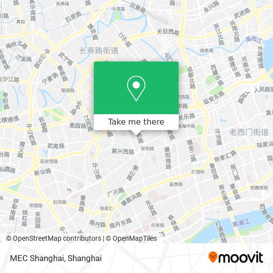 MEC Shanghai map