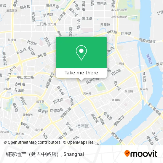 链家地产（延吉中路店） map