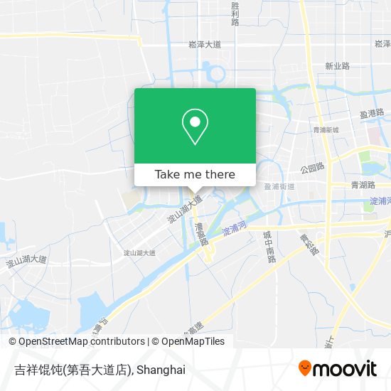 吉祥馄饨(第吾大道店) map
