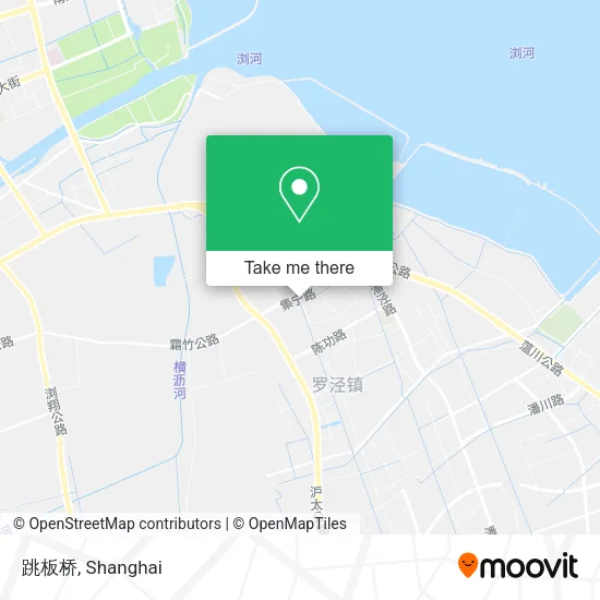 跳板桥 map