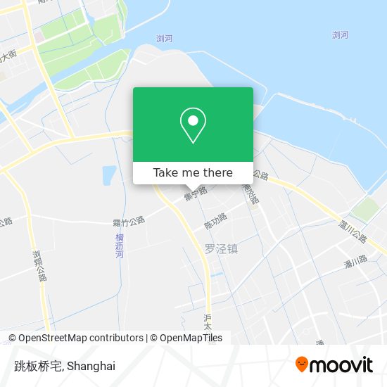 跳板桥宅 map