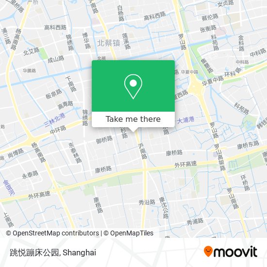 跳悦蹦床公园 map