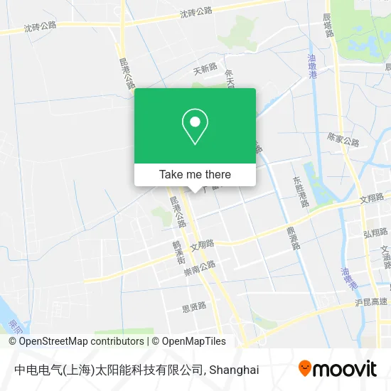 中电电气(上海)太阳能科技有限公司 map