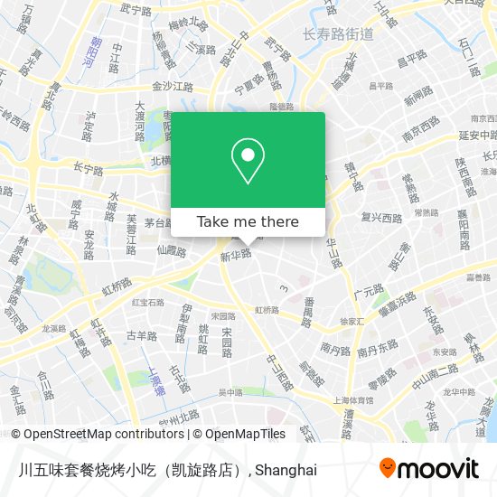 川五味套餐烧烤小吃（凯旋路店） map