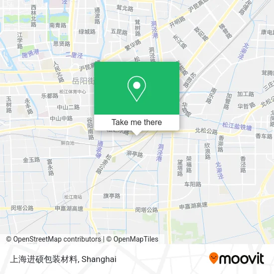 上海进硕包装材料 map
