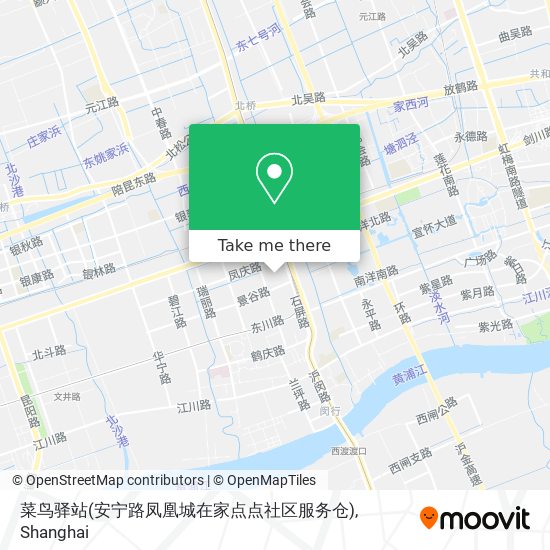 菜鸟驿站(安宁路凤凰城在家点点社区服务仓) map