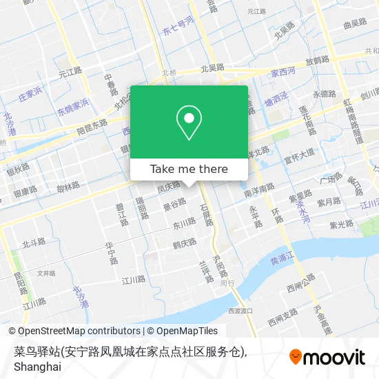 菜鸟驿站(安宁路凤凰城在家点点社区服务仓) map