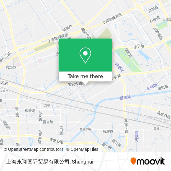 上海永翔国际贸易有限公司 map