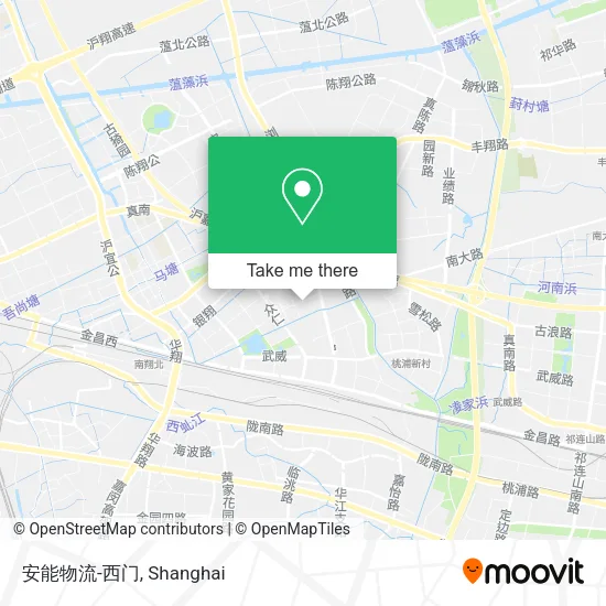 安能物流-西门 map