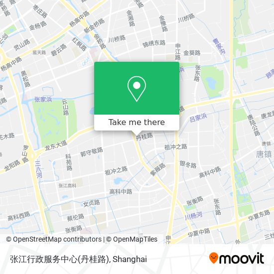 张江行政服务中心(丹桂路) map
