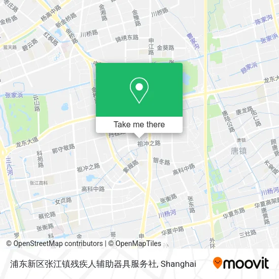 浦东新区张江镇残疾人辅助器具服务社 map