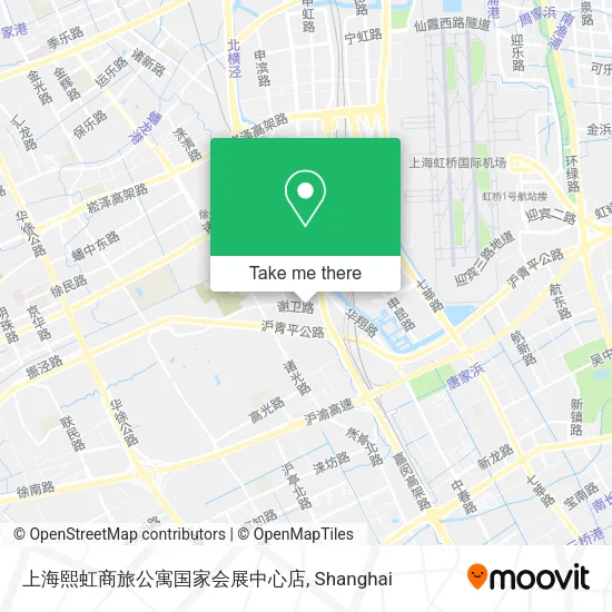 上海熙虹商旅公寓国家会展中心店 map