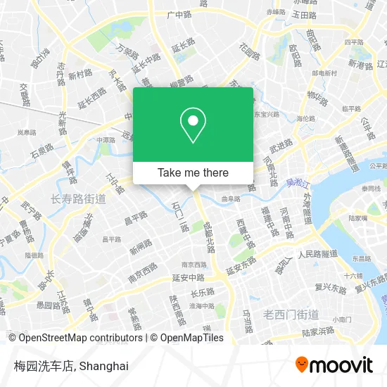 梅园洗车店 map