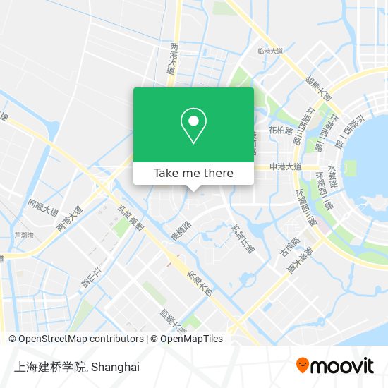 上海建桥学院 map