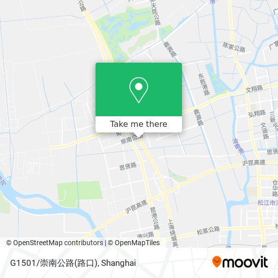G1501/崇南公路(路口) map