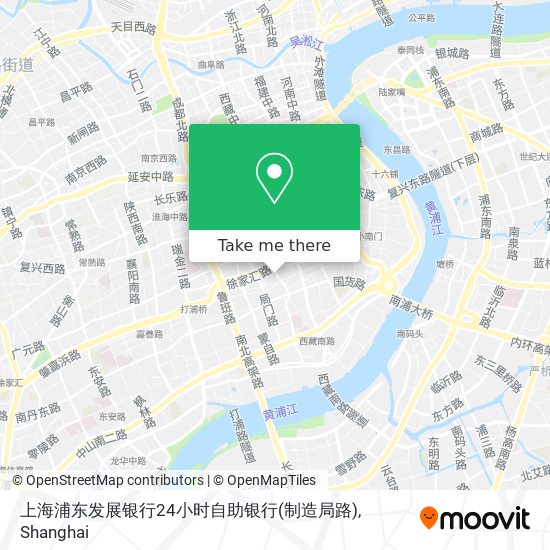 上海浦东发展银行24小时自助银行(制造局路) map