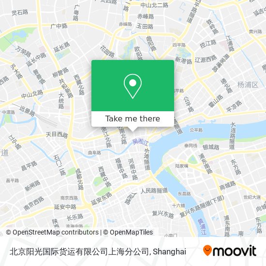 北京阳光国际货运有限公司上海分公司 map