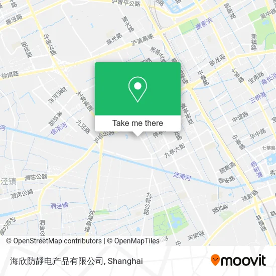 海欣防靜电产品有限公司 map