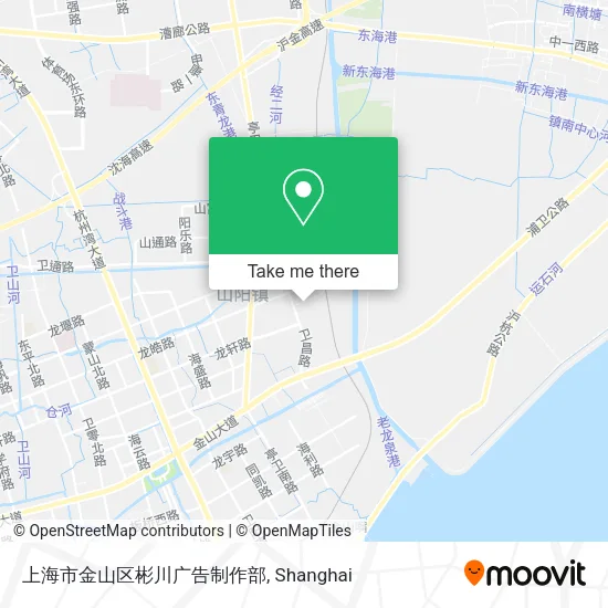 上海市金山区彬川广告制作部 map
