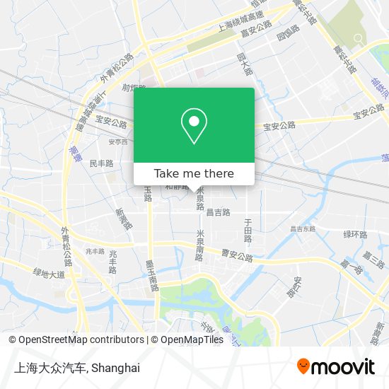 上海大众汽车 map