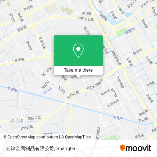 宏锌金属制品有限公司 map
