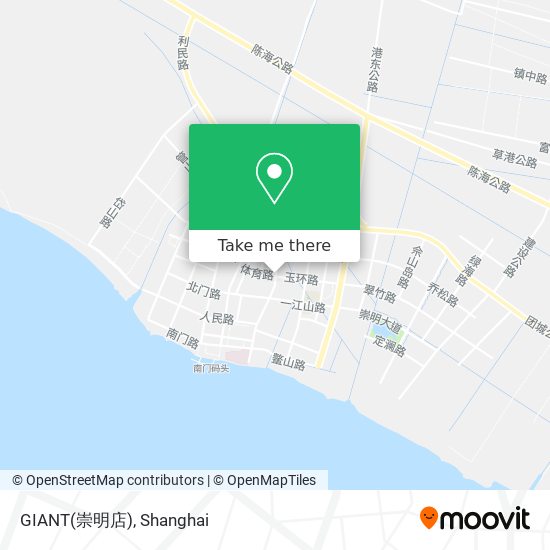 GIANT(崇明店) map