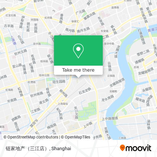 链家地产（三江店） map