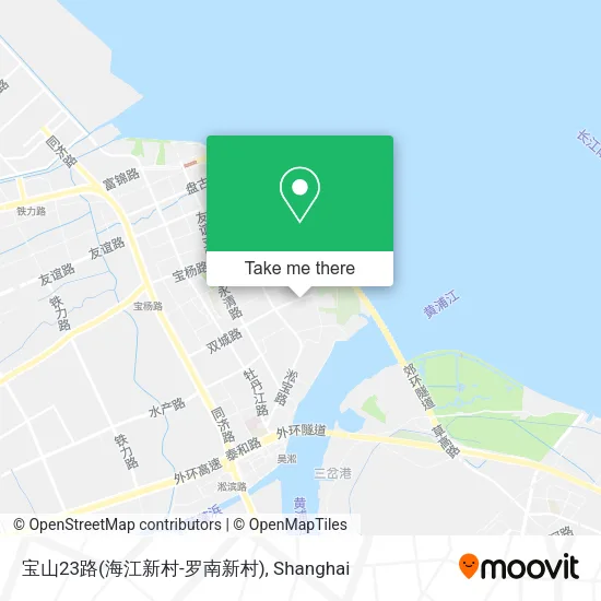 宝山23路(海江新村-罗南新村) map