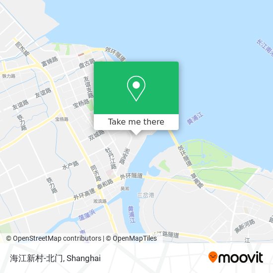 海江新村-北门 map