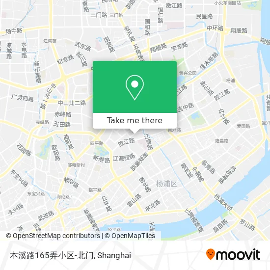 本溪路165弄小区-北门 map