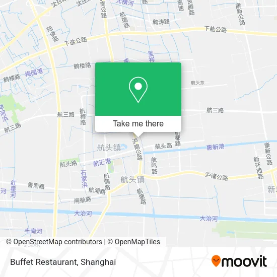 Buffet Restaurant map