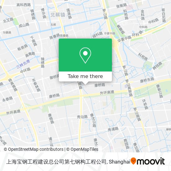 上海宝钢工程建设总公司第七钢构工程公司 map