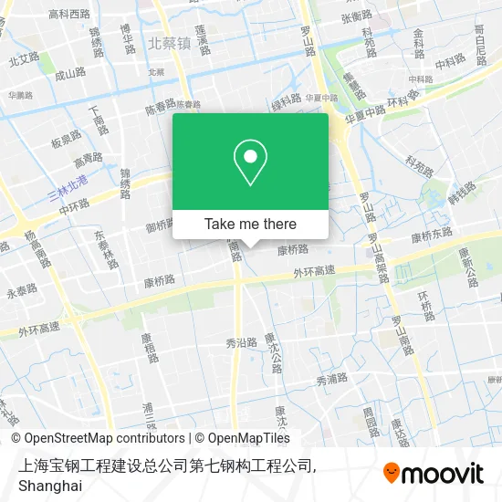 上海宝钢工程建设总公司第七钢构工程公司 map
