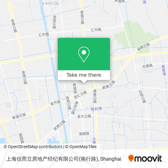 上海信而立房地产经纪有限公司(南行路) map