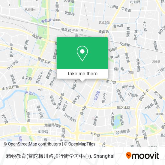 精锐教育(普陀梅川路步行街学习中心) map