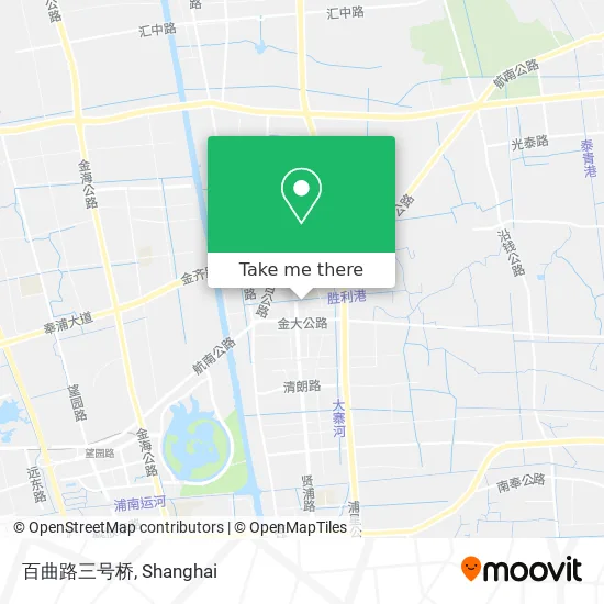 百曲路三号桥 map