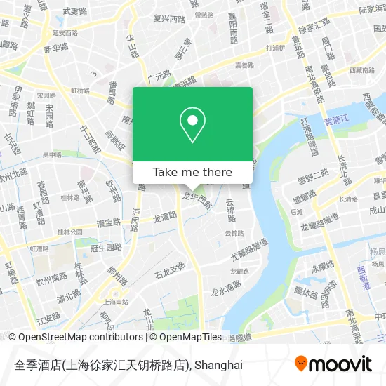 全季酒店(上海徐家汇天钥桥路店) map