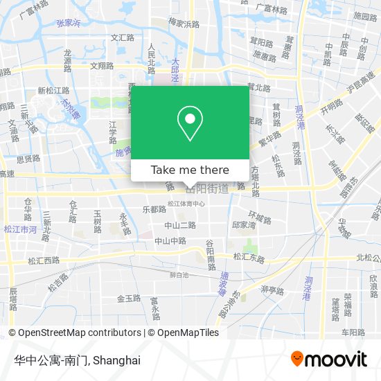 华中公寓-南门 map