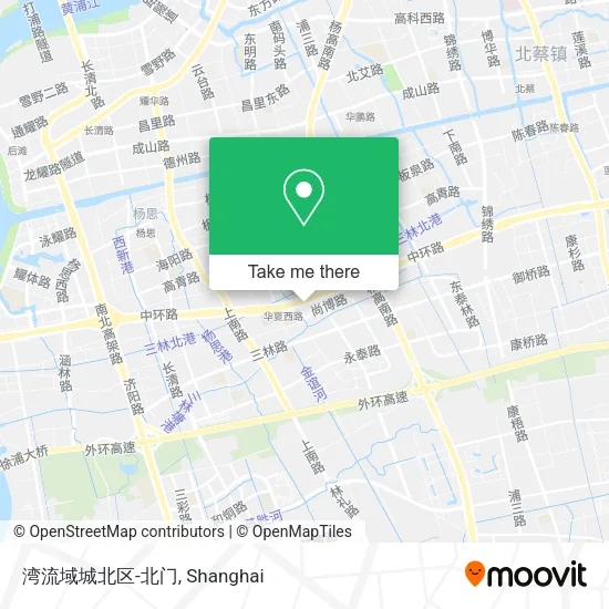 湾流域城北区-北门 map