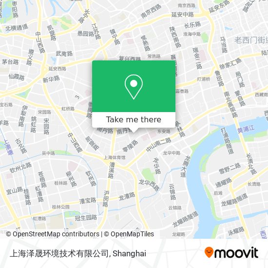 上海泽晟环境技术有限公司 map