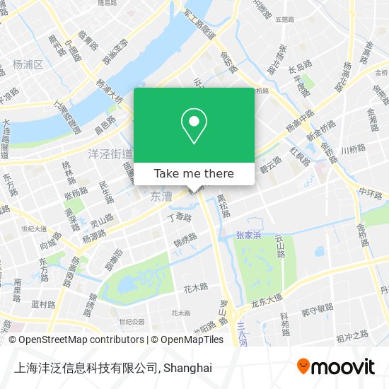 上海沣泛信息科技有限公司 map