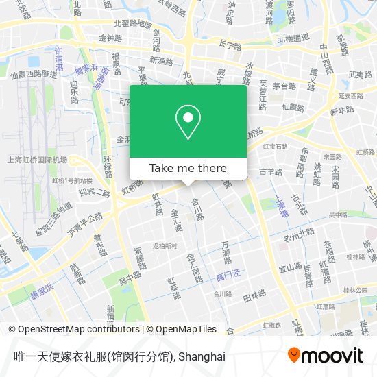 唯一天使嫁衣礼服(馆闵行分馆) map
