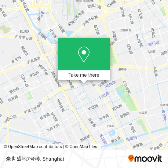 豪世盛地7号楼 map