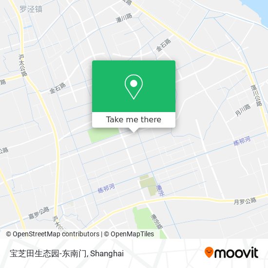 宝芝田生态园-东南门 map