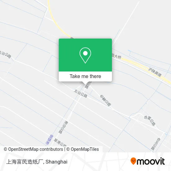 上海富民造纸厂 map