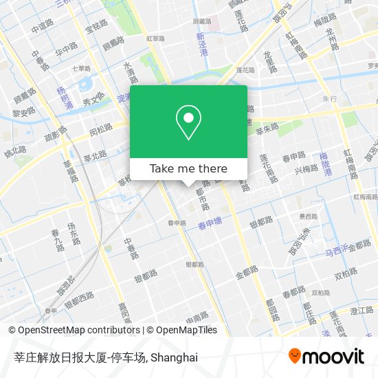 莘庄解放日报大厦-停车场 map