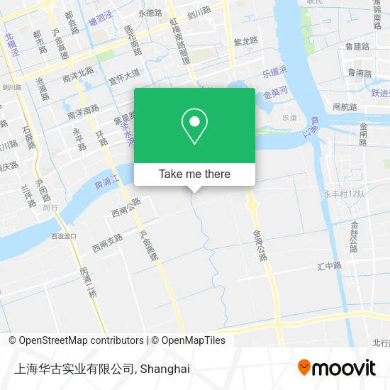 上海华古实业有限公司 map
