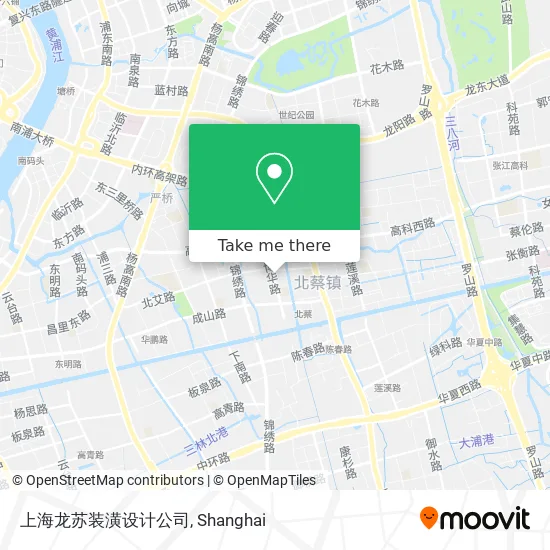 上海龙苏装潢设计公司 map